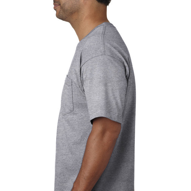 Adult Short-Sleeve T-Shirt with Pocket - BLAcK - S(D0102H7MRFP)
