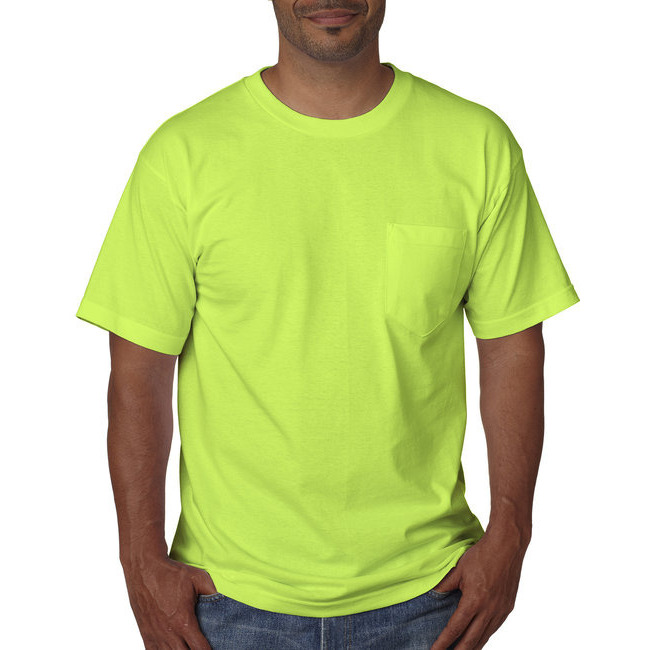 Adult Short-Sleeve T-Shirt with Pocket - BLAcK - S(D0102H7MRUX)