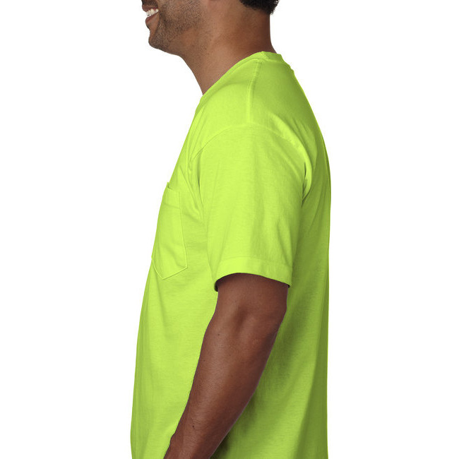 Adult Short-Sleeve T-Shirt with Pocket - BLAcK - S(D0102H7MRUX)