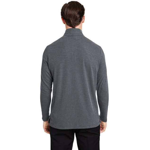 Mens Fusion chromaSoftPique Quarter-Zip - BLAcK - S(D0102H7ZV5J)