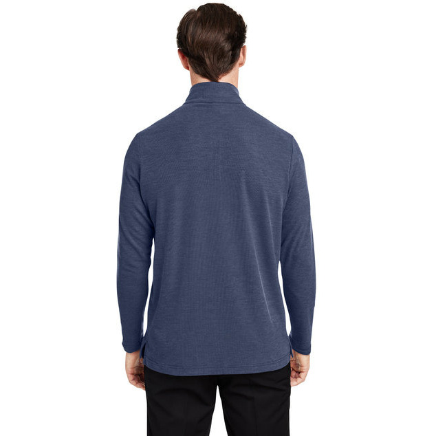 Mens Fusion chromaSoftPique Quarter-Zip - BLAcK - S(D0102H7ZJN6)