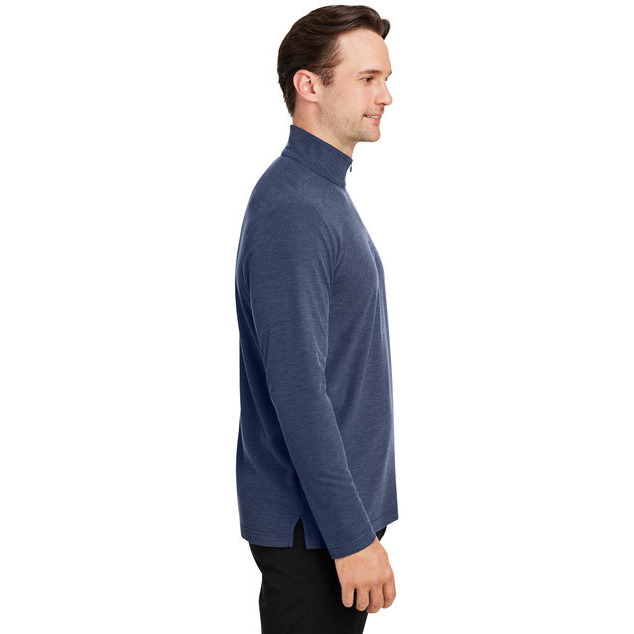 Mens Fusion chromaSoftPique Quarter-Zip - BLAcK - S(D0102H7ZJN6)