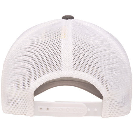 Flexfit 110 Adult Adjustable Mesh cap - BLAcK WHITE - OS(D0102H78BI8)