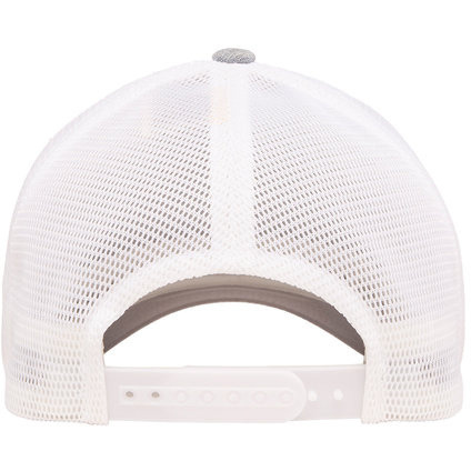 Flexfit 110 Adult Adjustable Mesh cap - BLAcK WHITE - OS(D0102H78B2X)