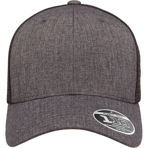 Flexfit 110 Adult Adjustable Mesh cap - BLAcK WHITE - OS(D0102H78BIJ)