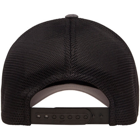 Flexfit 110 Adult Adjustable Mesh cap - BLAcK WHITE - OS(D0102H78BIJ)