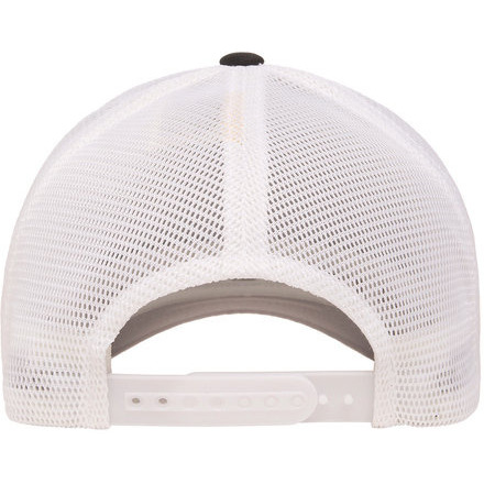 Flexfit 110 Adult Adjustable Mesh cap - BLAcK WHITE - OS(D0102H78BgP)