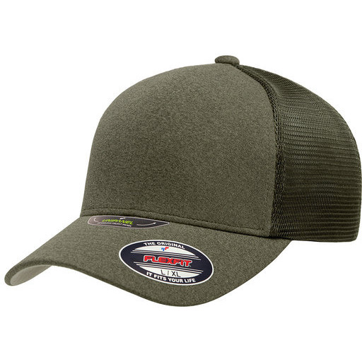 Unipanel cap - MELANgE DRK gREY - SM(D0102H78BFT)