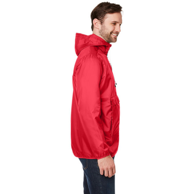 Adult Zone Protect Packable Anorak Jacket - BLAcK - XS(D0102H7ZM2X)