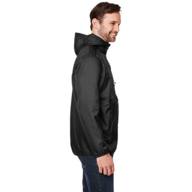 Adult Zone Protect Packable Anorak Jacket - BLAcK - XS(D0102H7ZM06)