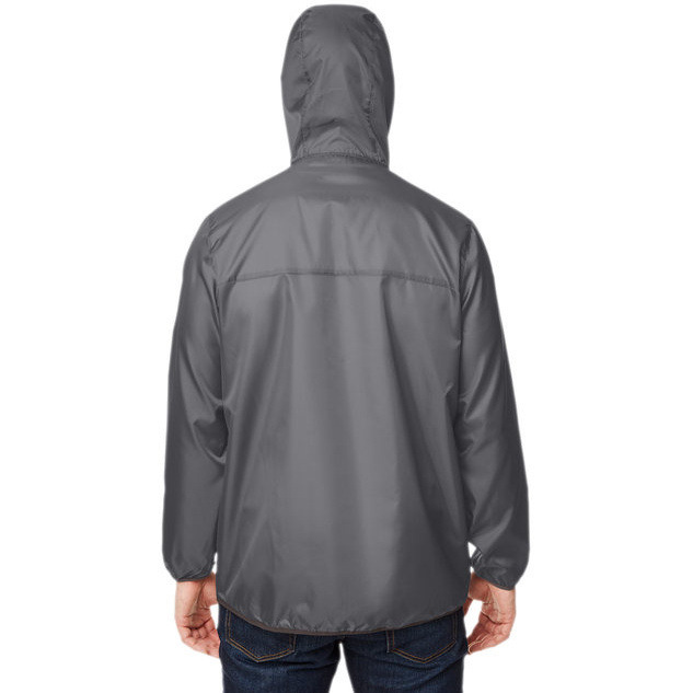 Adult Zone Protect Packable Anorak Jacket - BLAcK - XS(D0102H7ZMAT)