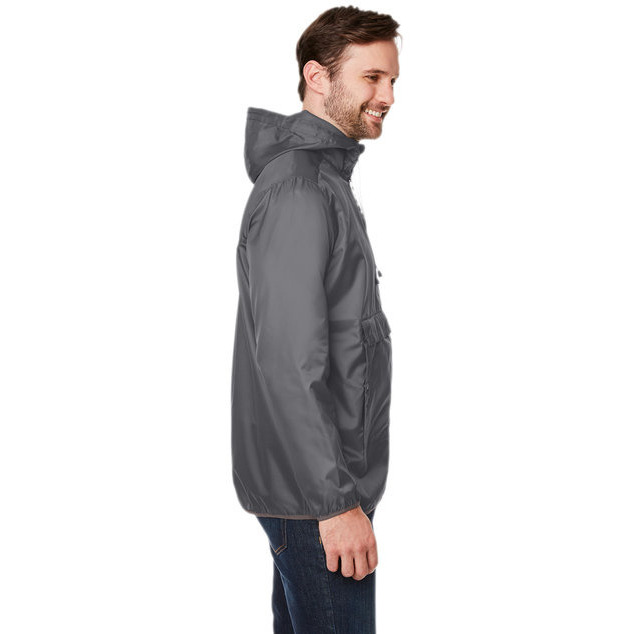 Adult Zone Protect Packable Anorak Jacket - BLAcK - XS(D0102H7ZMAT)
