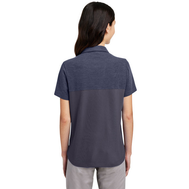 Ladies Fusion chromaSoft colorblock Polo - cARBON cRBN HTH - XS(D0102H7Z892)