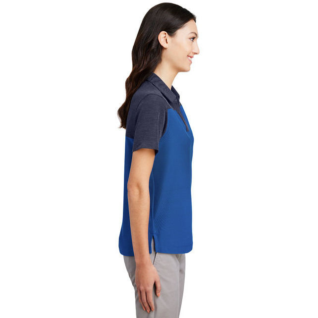 Ladies Fusion chromaSoft colorblock Polo - cARBON cRBN HTH - XS(D0102H7Z8EX)