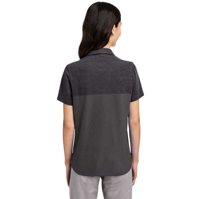 Ladies Fusion chromaSoft colorblock Polo - cARBON cRBN HTH - XS(D0102H7Z852)