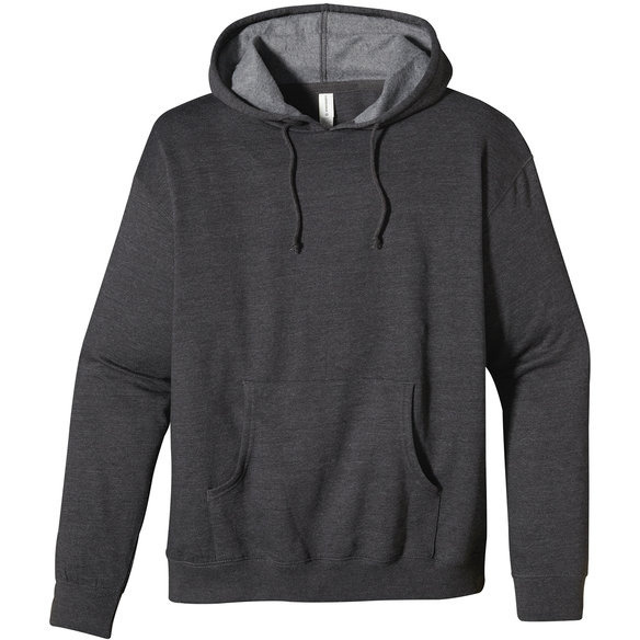 Adult OrganicRecycled Heathered Fleece Pullover Hooded Sweatshirt - BERRY - S(D0102H7ZLET)
