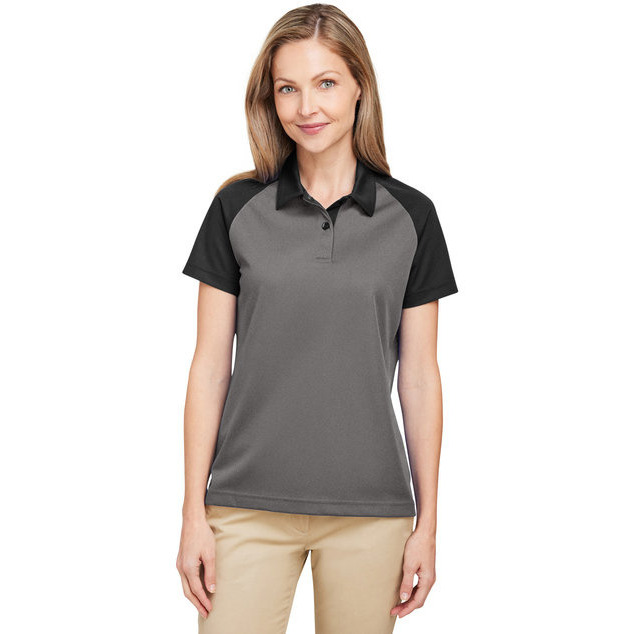 Ladies command Snag-Protection colorblock Polo - SP DK NV SP gRP - XS(D0102H78ITP)