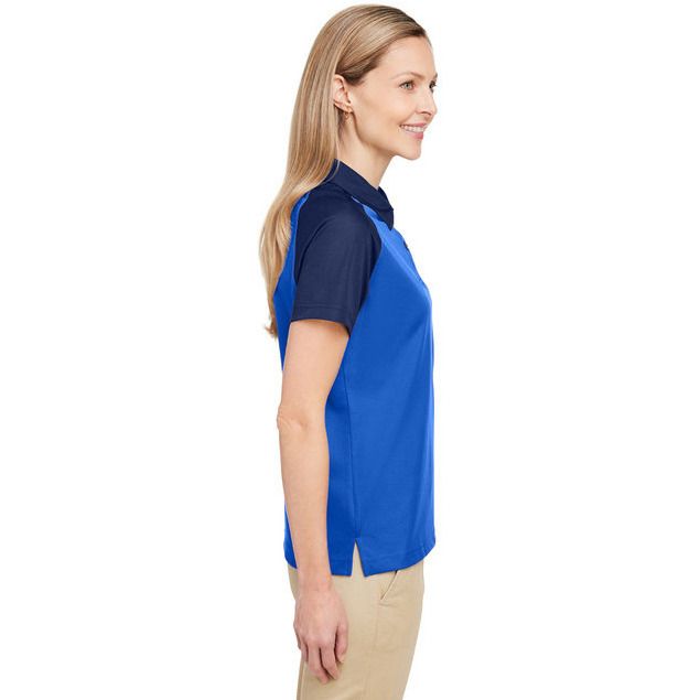 Ladies command Snag-Protection colorblock Polo - SP DK NV SP gRP - XS(D0102H78IMT)