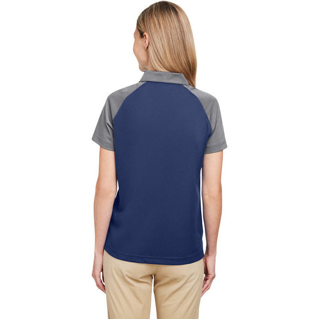 Ladies command Snag-Protection colorblock Polo - SP DK NV SP gRP - XS(D0102H78IYT)