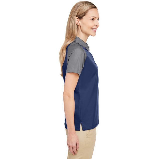 Ladies command Snag-Protection colorblock Polo - SP DK NV SP gRP - XS(D0102H78IYT)
