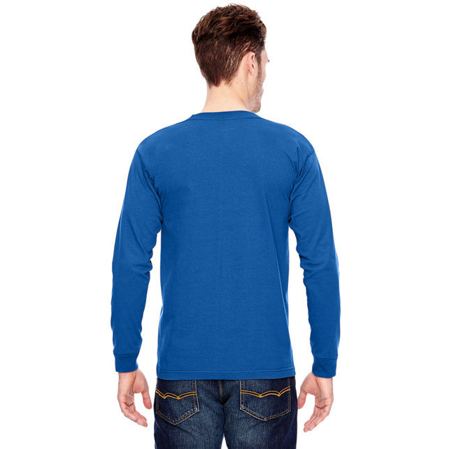 Adult 61 oz 100% cotton Long Sleeve T-Shirt - ASH - S(D0102H7D3PJ)