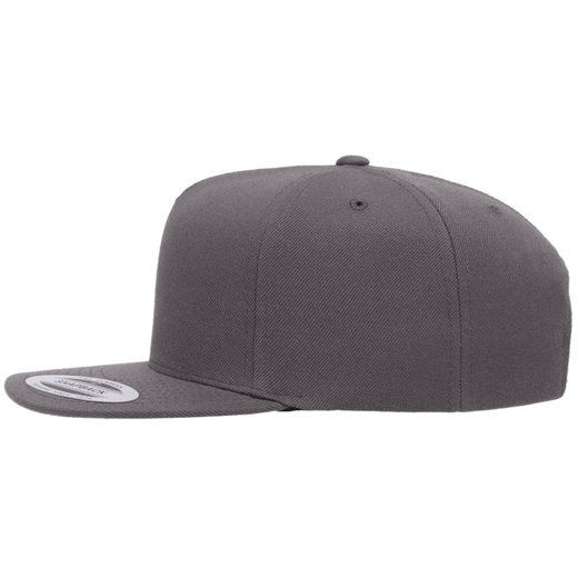 Adult 5-Panel Structured Flat Visor classic Snapback cap - BLAcK - OS(D0102H7N738)