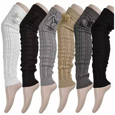 POMPOM LOVE Adorable Knee High Socks(D0102HEYP2U)