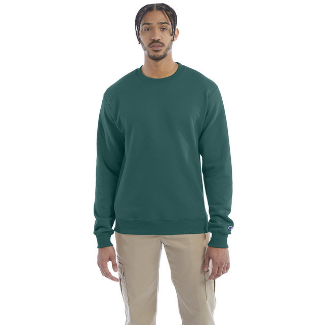 Adult Powerblend crewneck Sweatshirt - ROYAL BLUE HTHR - S(D0102H7D2R6)