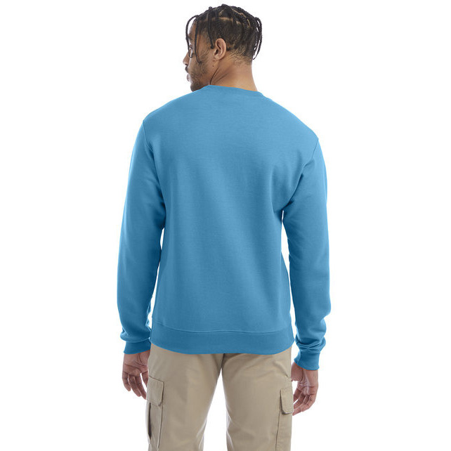 Adult Powerblend crewneck Sweatshirt - ROYAL BLUE HTHR - S(D0102H7DIB2)