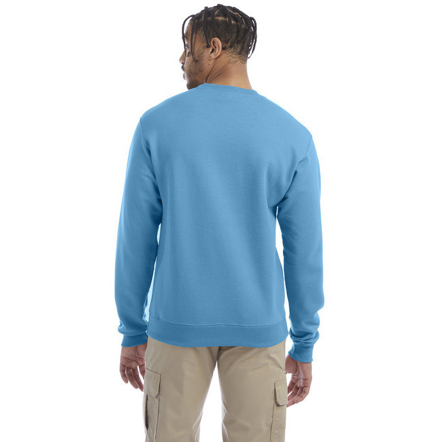 Adult Powerblend crewneck Sweatshirt - ROYAL BLUE HTHR - S(D0102H7DIZX)