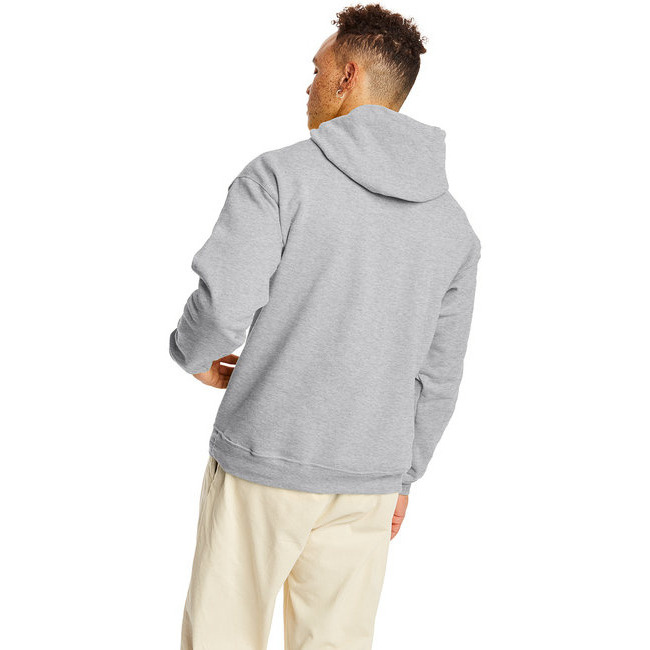 Unisex Ecosmart 5050 Pullover Hooded Sweatshirt - WHITE - S(D0102H7K3c6)