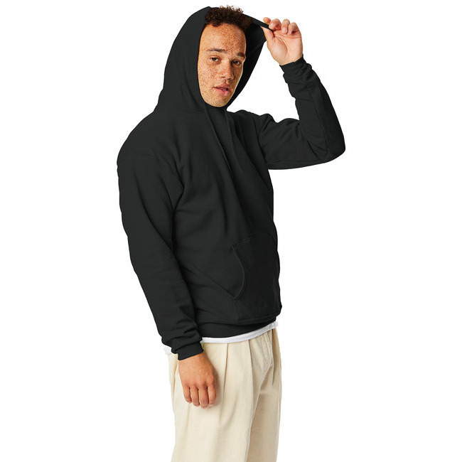 Unisex Ecosmart 5050 Pullover Hooded Sweatshirt - WHITE - S(D0102H7K31T)