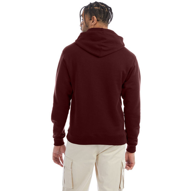 Adult Powerblend Pullover Hooded Sweatshirt - ROYAL BLUE HTHR - S(D0102HI3B5g)
