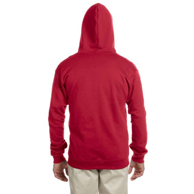 Adult 8 oz NuBlend Fleece Full-Zip Hooded Sweatshirt - ASH - 3XL(D0102HI3DLW)