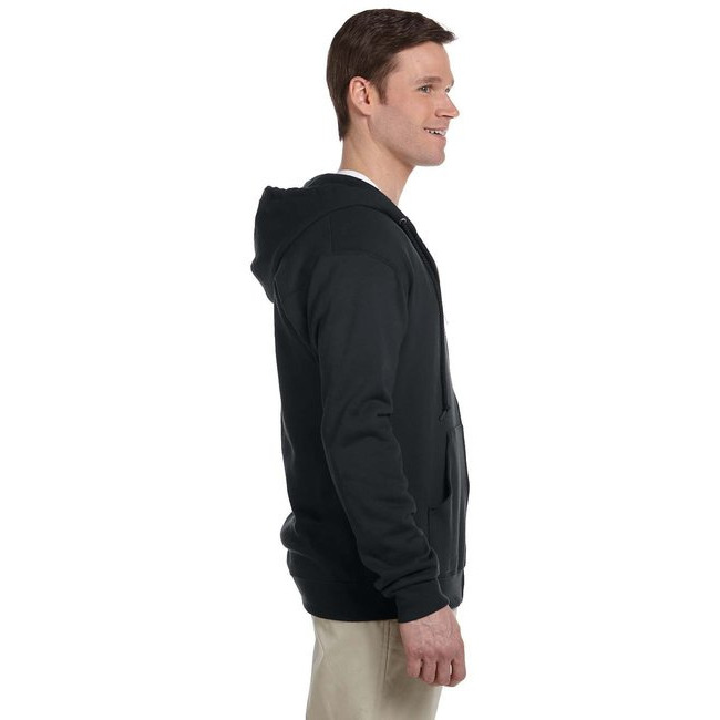 Adult 8 oz NuBlend Fleece Full-Zip Hooded Sweatshirt - ASH - 3XL(D0102HI3D1A)
