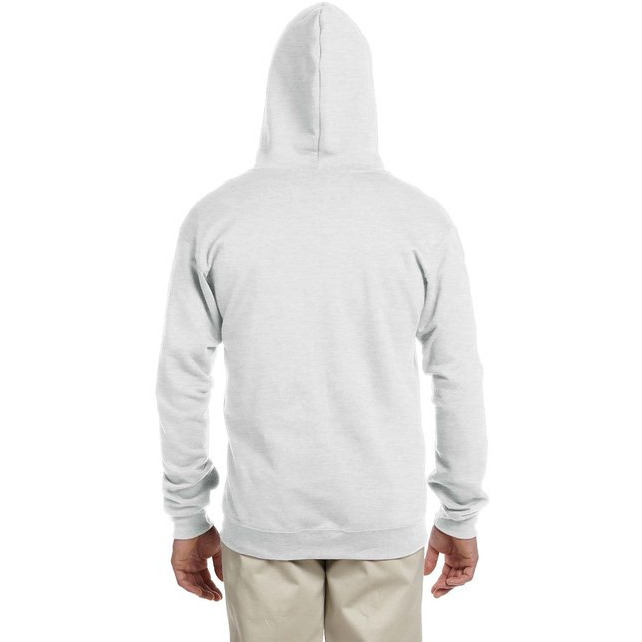 Adult 8 oz NuBlend Fleece Full-Zip Hooded Sweatshirt - ASH - 3XL(D0102HI3DV7)