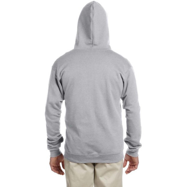 Adult 8 oz NuBlend Fleece Full-Zip Hooded Sweatshirt - ASH - 3XL(D0102HI3DgA)
