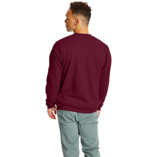 Unisex Ecosmart 5050 crewneck Sweatshirt - cARDINAL - S(D0102H7KFDT)