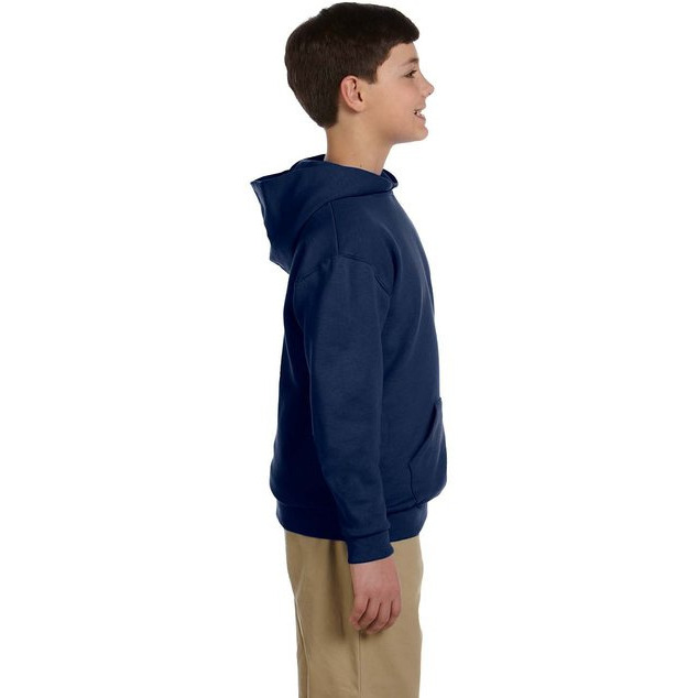 Youth 8 oz NuBlend Fleece Pullover Hooded Sweatshirt - BLAcK - S(D0102H2H7gA)