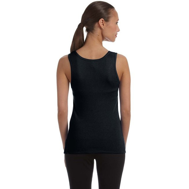 Ladies Baby Rib Tank - BLAcK - S(D0102H78M4T)