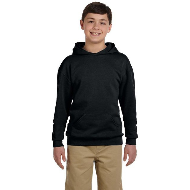 Youth 8 oz NuBlend Fleece Pullover Hooded Sweatshirt - BLAcK - S(D0102H2H7QY)