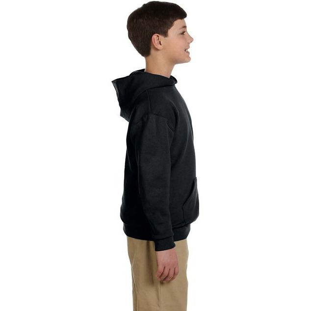 Youth 8 oz NuBlend Fleece Pullover Hooded Sweatshirt - BLAcK - S(D0102H2H7QY)