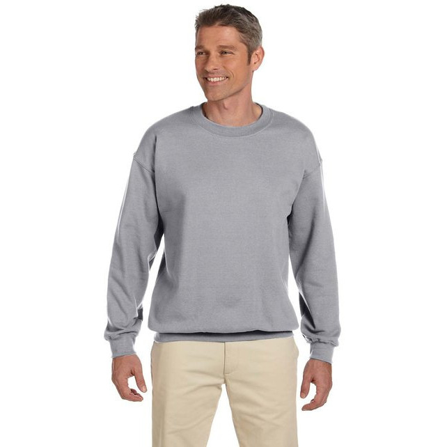 Adult Super Sweats NuBlend Fleece Quarter-Zip Pullover - BLAcK HEATHER - 2XL(D0102HI3MIg)