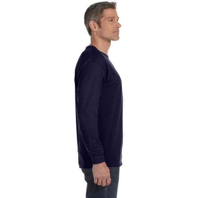 Adult DRI-POWER AcTIVE Long-Sleeve T-Shirt - BLAcK - S(D0102H2H5Y7)
