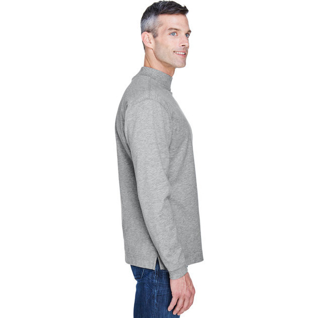 Adult Sueded cotton Jersey Mock Turtleneck - WHITE - XS(D0102H76456)