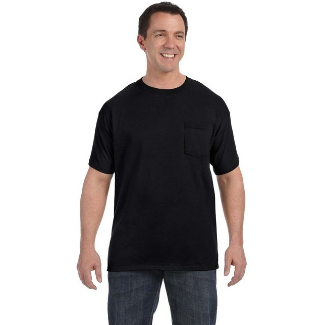 Mens Authentic-T Pocket T-Shirt - ASH - S(D0102H7KWAT)