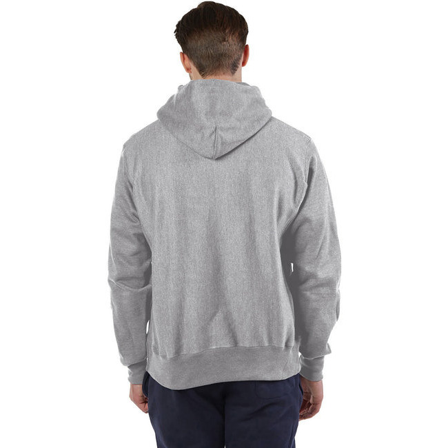 Reverse Weave Pullover Hooded Sweatshirt - OXFORD gRAY - M(D0102H7Dc62)