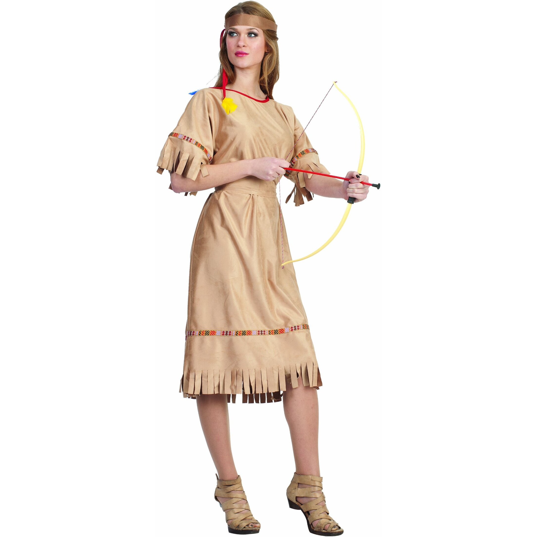Women's Indian Maiden-Tan, O/S