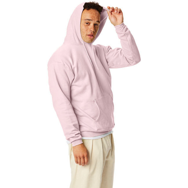Unisex Ecosmart 5050 Pullover Hooded Sweatshirt - WHITE - S(D0102H7K3N8)