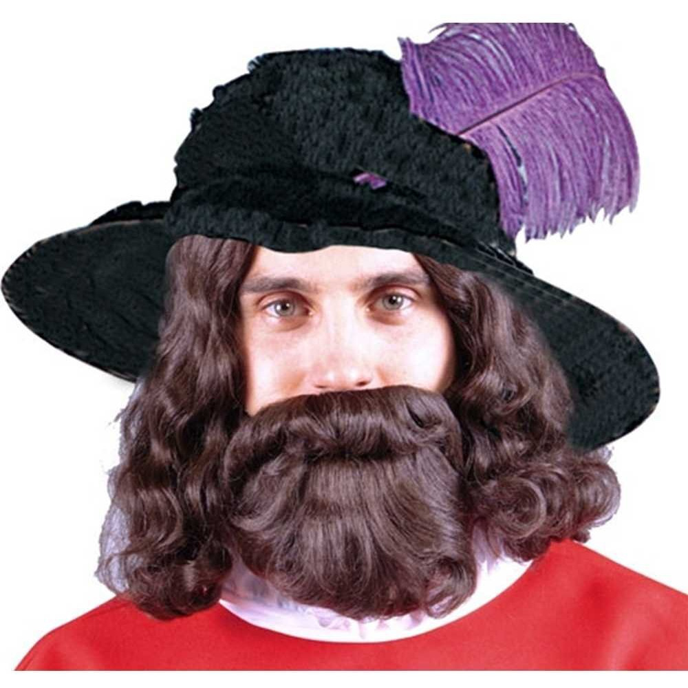 MUSKETEER HAT W/PLUME- VELVET